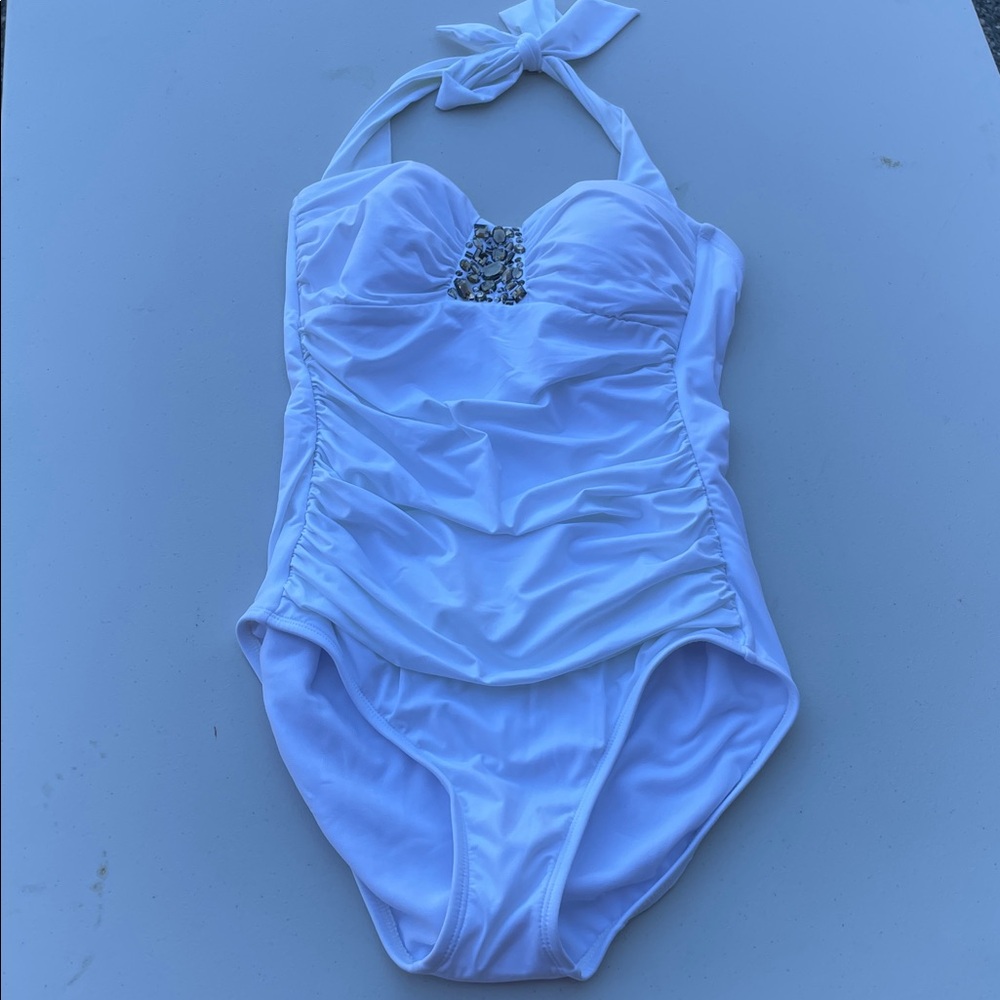 Jantzen White Swimsuit